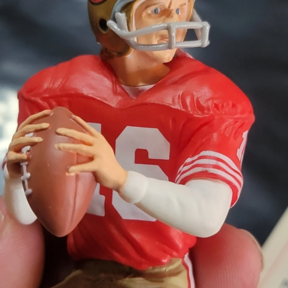 JOE MONTANA/Joe Namath Hallmark Figurine 1995 and 1997 Original‎ Boxes